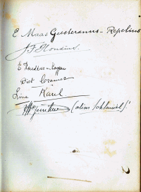 Gedenkboek verloving P. (Piet) MG en Sigrid Hondius (1920)